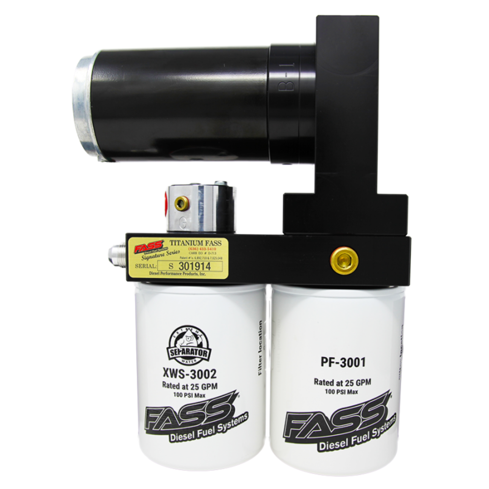 Picture of FASS 99-07 Ford F250-F350 Powerstroke 240gph-55psi Titanium Series Fuel Air Separator TS F14 240G