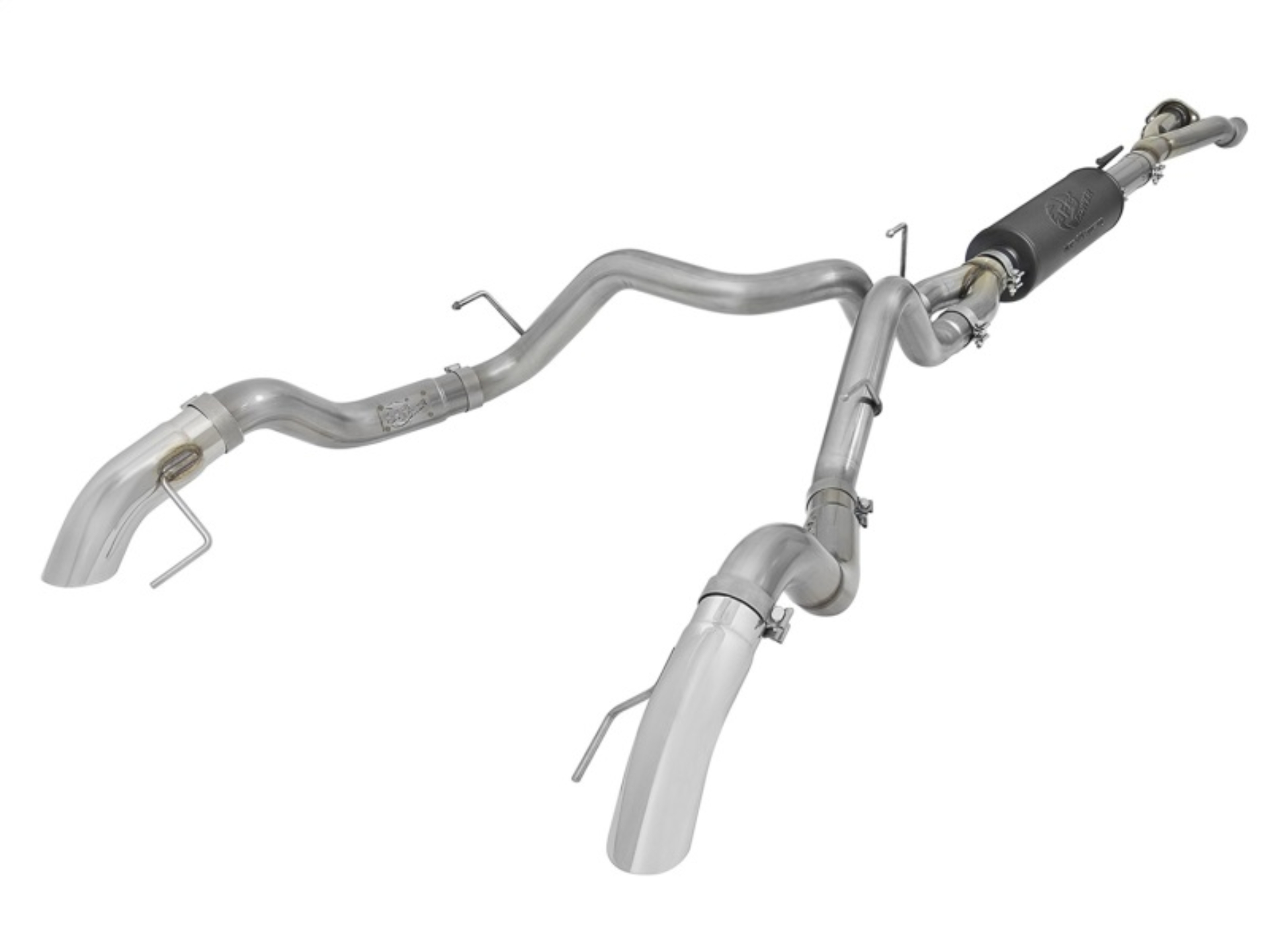 Picture of aFe MACH Force-XP Cat-Back Exhaust w- Dual Hi-Tuck Pol Tips 17-18 Ford F-150 Raptor V6-3-5L