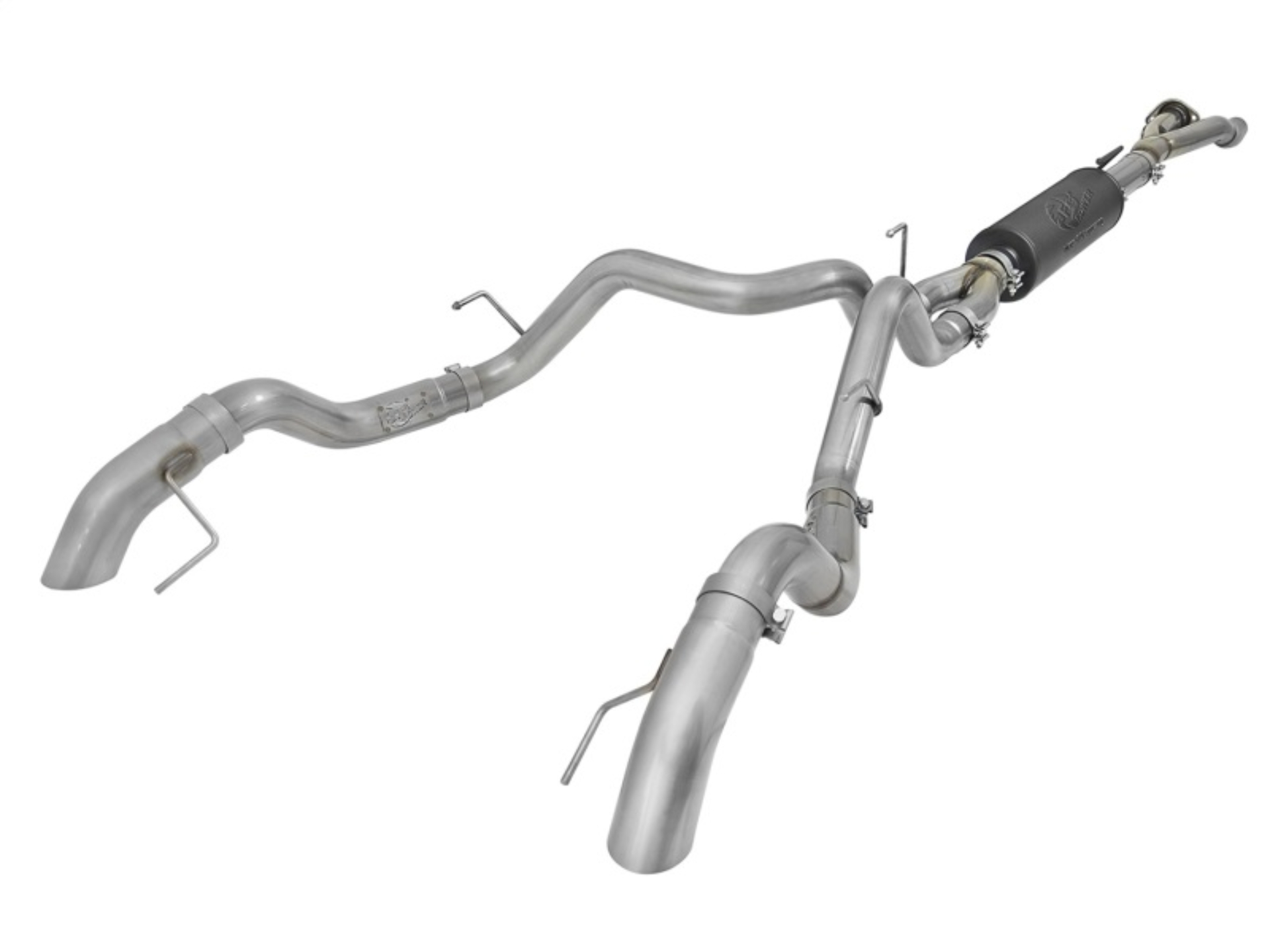 Picture of aFe MACH Force-Xp Cat-Back Exhaust w-Dual Hi-Tuck Tips 17-18 Ford F-150 Raptor V6-3-5L tt