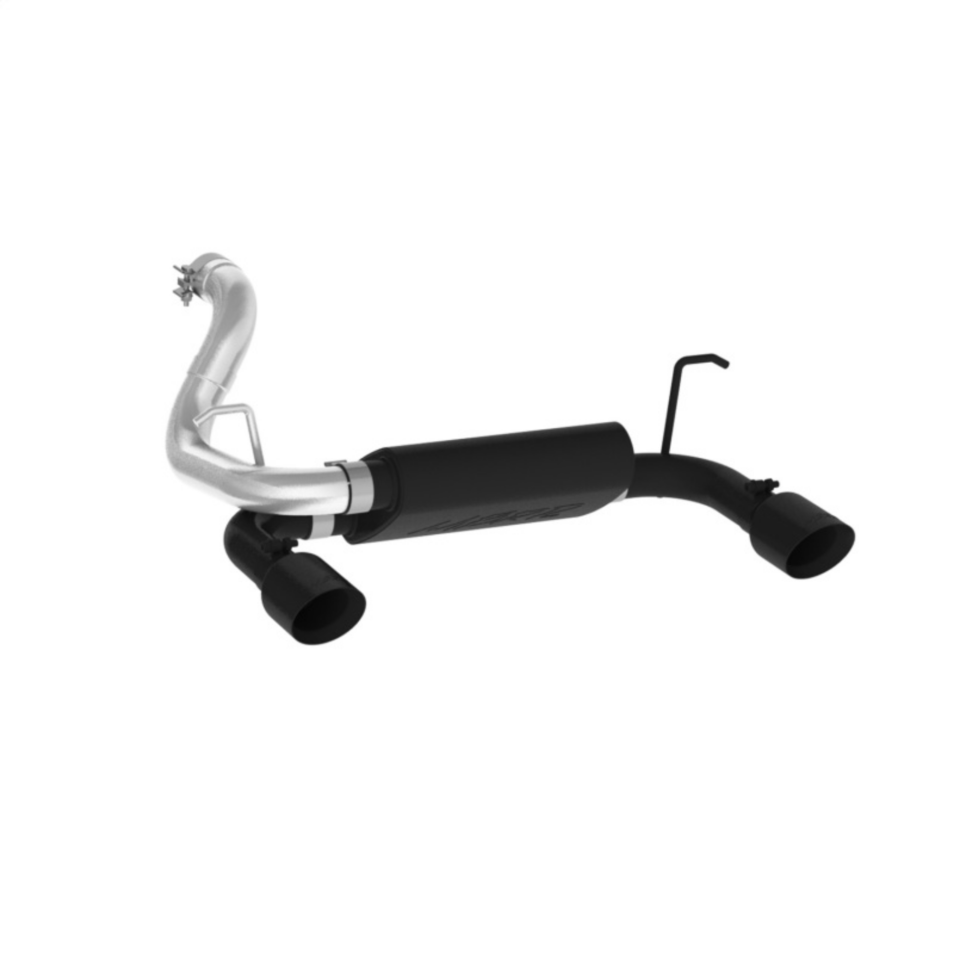 Picture of MBRP 2018+ Jeep Wrangler JL 3-6L V6 Dual Rear Exit Axle Back BLK Exhaust System