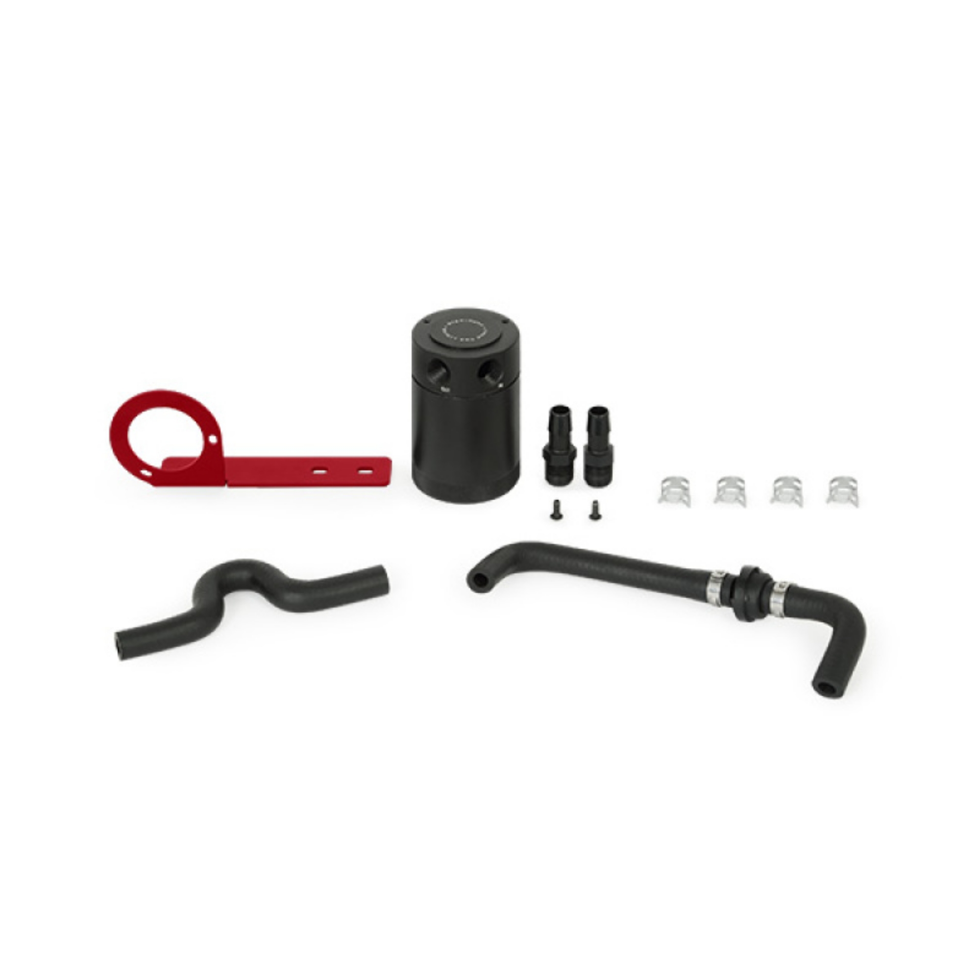 Picture of Mishimoto 2017+ Honda Civic Type R Baffled Oil Catch Can Kit - Red