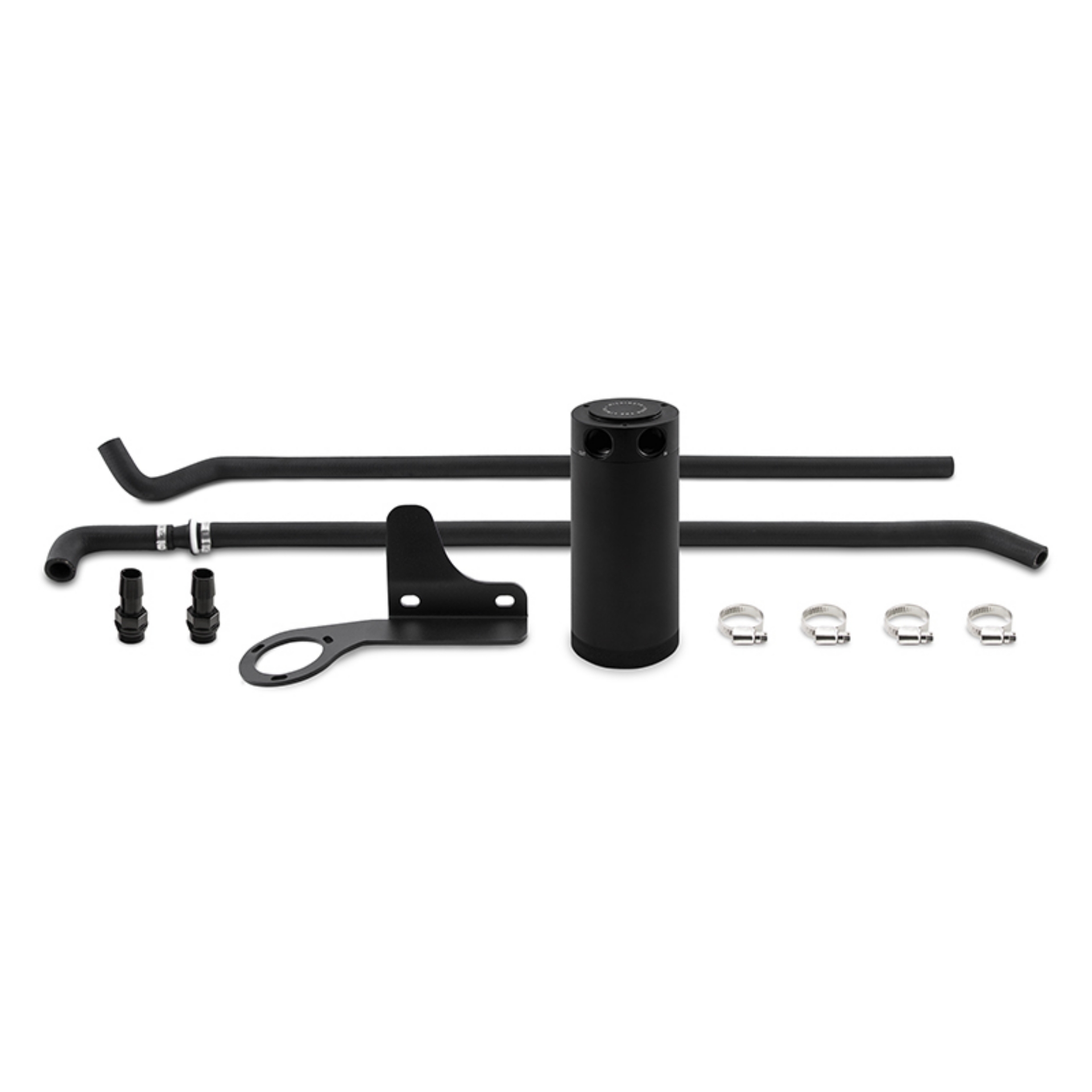 Picture of Mishimoto 07-13 Mazda Mazdaspeed3 Baffled Oil Catch Can Kit - Black PCV Side