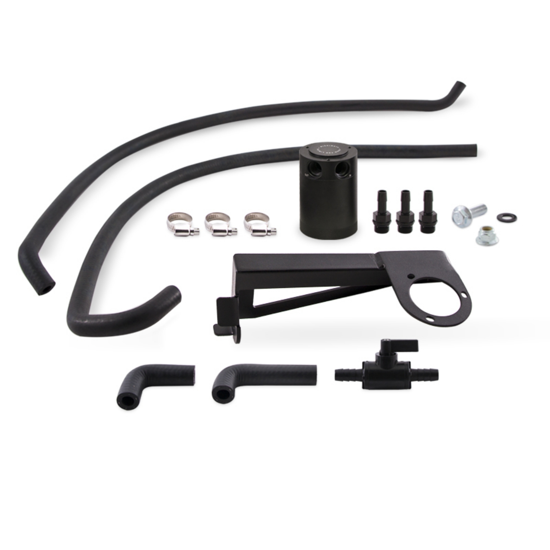 Picture of Mishimoto 2016+ Ford Focus RS Baffled Oil Catch Can Kit - Black
