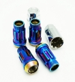 Picture of Wheel Mate Muteki SR45R Lock Set 12x1-25 45mm - Burned Blue Neon