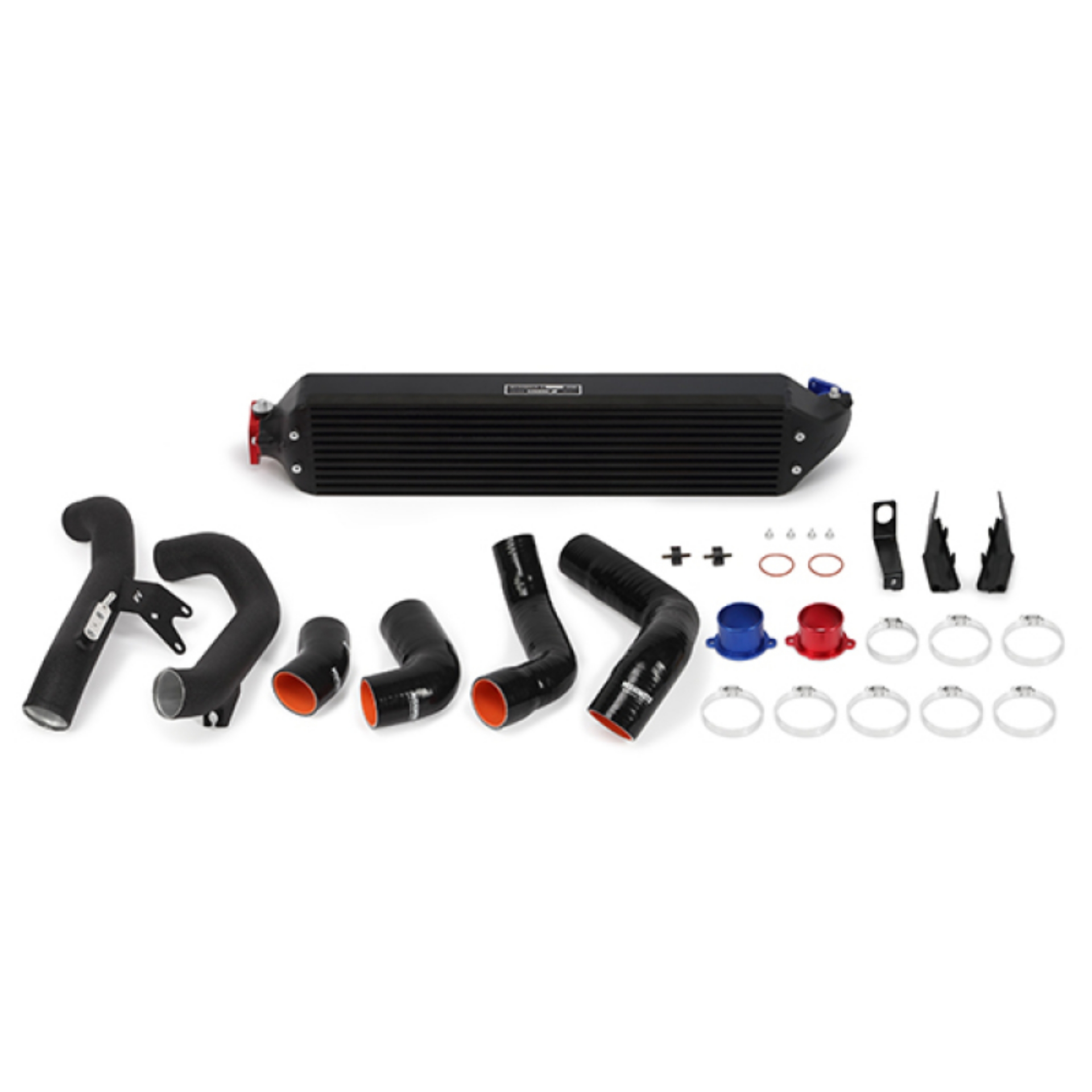 Picture of Mishimoto 2016+ Honda Civic 1-5T - 2017+ Honda Civic Si Black Intercooler Kit w-Black Pipes