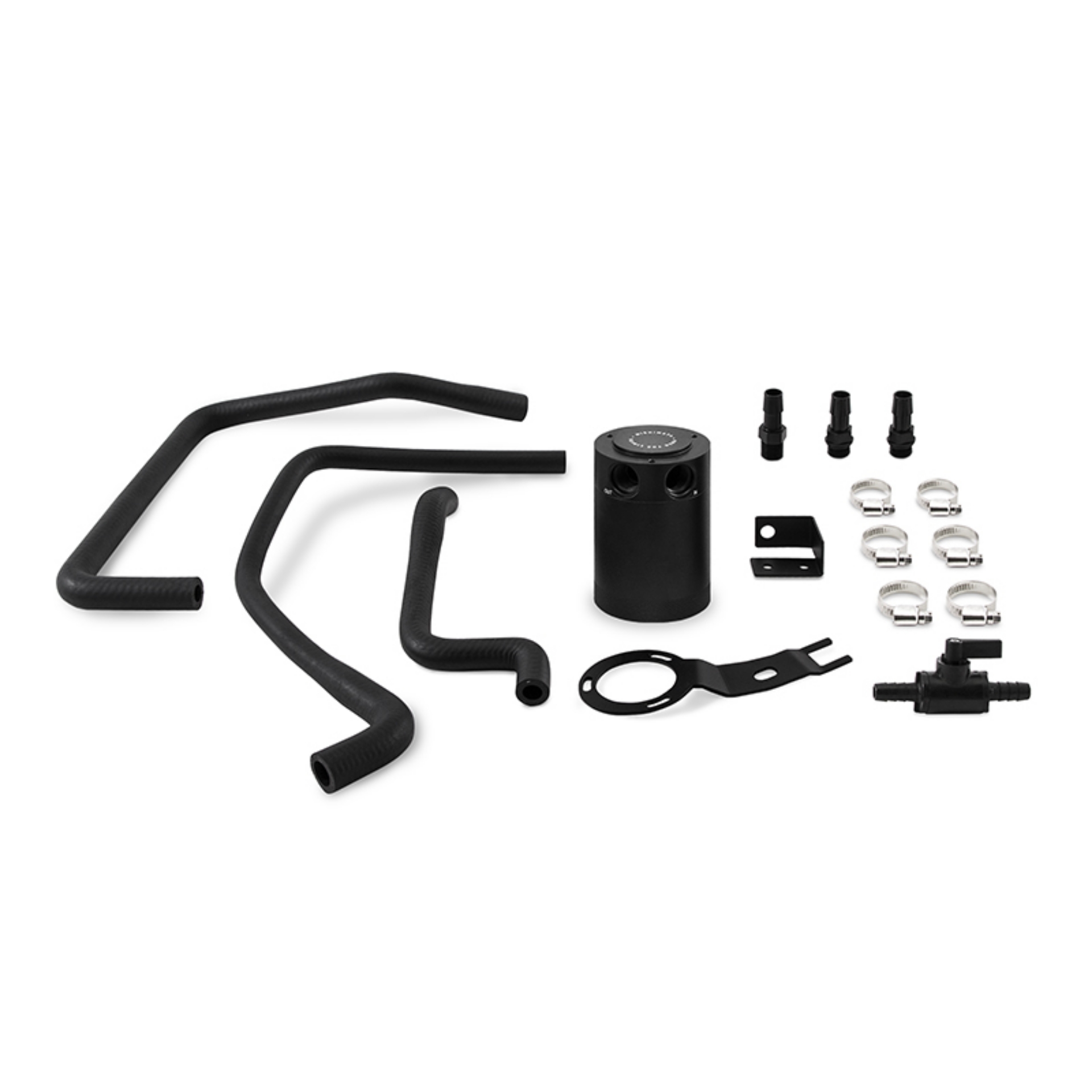 Picture of Mishimoto 2016+ Mazda Miata Baffled Oil Catch Can Kit - Black