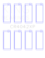 Picture of King BMW M40-M42-M43-M44 1-6L-1-8L-1-9L Connecting Rod Bearings Set of 4 - Size +-026mm