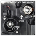 Picture of Spyder 09-16 Dodge Ram 1500 Version 2 Headlights Light Bar DRL Black PRO-YD-DR09V2-LBDRL-BK
