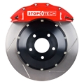 Picture of StopTech 07-09 Escalade-Suburban-Tahoe-Yukon Rear BBK w- Red ST-60 Calipers Slotted 380x32mm Rotors