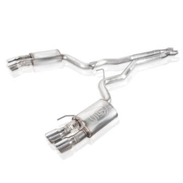 Picture of Stainless Works 18+ Ford Mustang GT Redline Cat-Back Performance Connect X-Pipe w- Active Valves