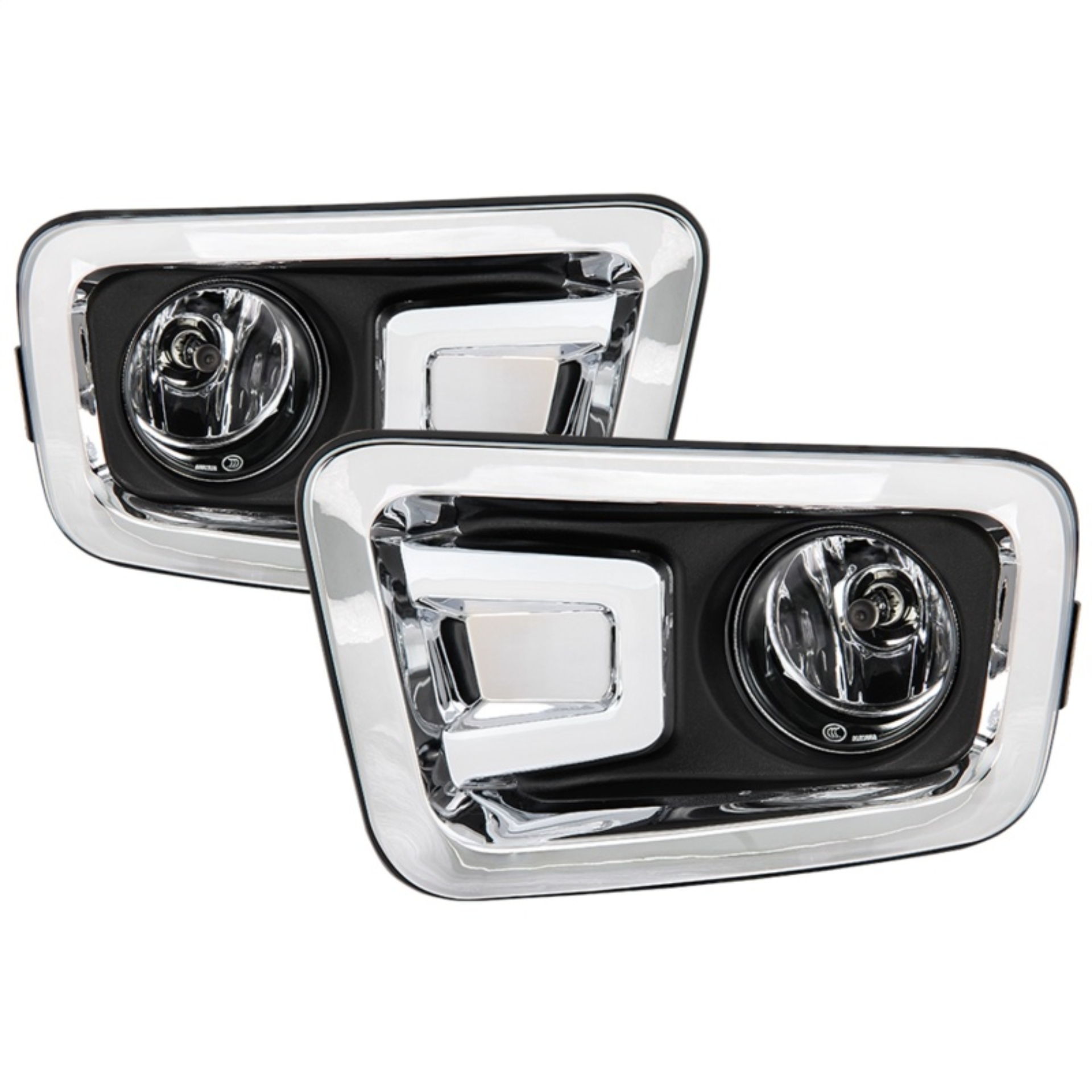Picture of Spyder 16-18 Nissan Titan w-o Auto Headlight OEM Style Fog Lights w-Switch - Clear FL-NT16-C