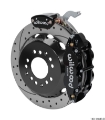 Picture of Wilwood Narrow Superlite 4R-MC4 Black Rear Kit 12-88in Drilled Rotor 88-96 Chevy Corvette C4