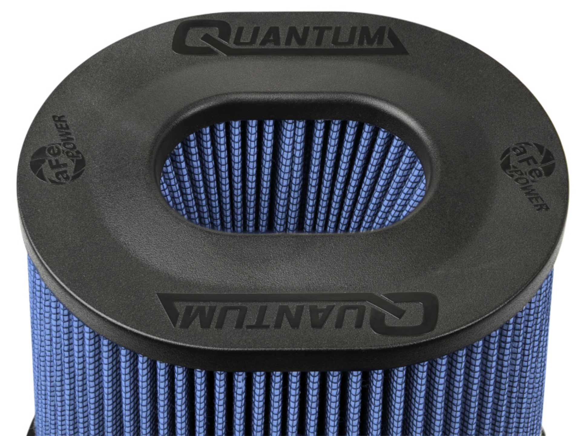 Picture of aFe Quantum Pro-5 R Air Filter Inverted Top - 5in Flange x 8in Height - Oiled P5R