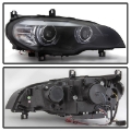 Picture of Spyder 07-10 BMW X5 E70 HID Models Only Projector Headlights - Black PRO-YD-BMWE7007-AFSHID-BK