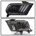 Picture of Spyder 13-14 Ford Mustang HID Only Projector Headlights w-Turn Signals - Blk PRO-YD-FM13HID-BK