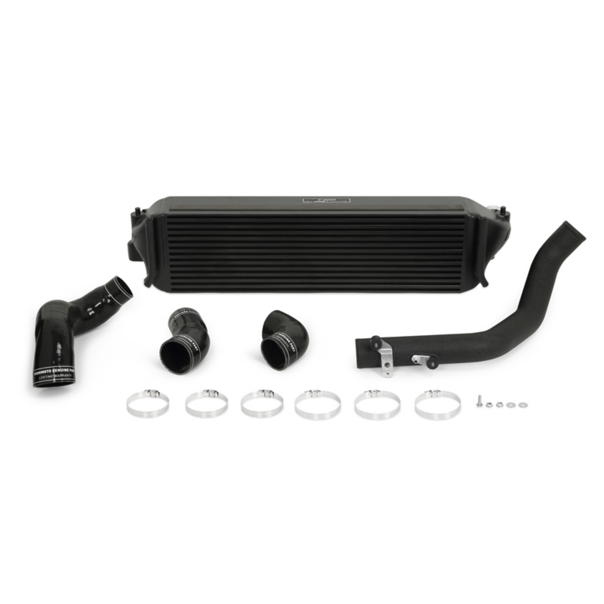 Picture of Mishimoto 2017+ Honda Civic Type R Intercooler Kit - Black Intercooler Black Pipes