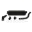 Picture of Mishimoto 2017+ Honda Civic Type R Intercooler Kit - Black Intercooler Black Pipes