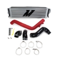 Picture of Mishimoto 2017+ Honda Civic Type R Intercooler Kit - Silver Intercooler Red Piping