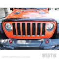 Picture of Westin 2018 Jeep Wrangler JL Wade Platinum Bug Shield - Smoke