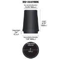 Picture of K&N Universal Air Filter 5in Flange - 6-1-2in Base - 4-3-8in Top OD - 8-3-4in Height
