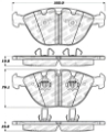 Picture of StopTech Performance 06-09 BMW M5 E60 - 07-09 M6 E63-E63 Front Brake Pads