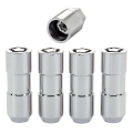 Picture of McGard Wheel Lock Nut Set - 4pk- Cone Seat Duplex 9-16-18 - 7-8 Hex - 2-5in- Length - Chrome