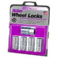 Picture of McGard Wheel Lock Nut Set - 4pk- Cone Seat M14X1-5 - 21mm & 22mm Dual Hex - 1-965in- L - Chrome