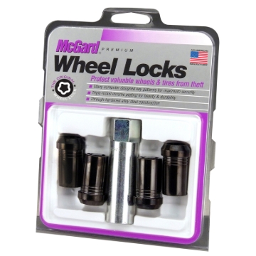 Picture of McGard Wheel Lock Nut Set - 4pk- Tuner - Cone Seat 1-2-20 - 13-16 Hex - 1-60in- Length - Black