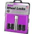Picture of McGard Wheel Lock Nut Set - 4pk- Tuner - Cone Seat M12X1-25 - 13-16 Hex - 1-24in- Length - Black