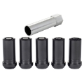 Picture of McGard Wheel Lock Nut Set - 5pk- Tuner - Cone Seat 1-2-20 - 13-16 Hex - 1-60in- Length - Black