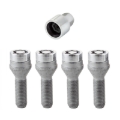 Picture of McGard Wheel Lock Bolt Set - 4pk- Cone Seat M12X1-5 - 17mm Hex - 31-7mm Shank Length - Chrome
