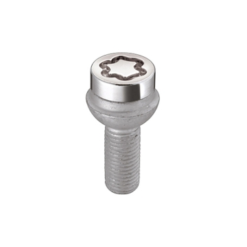 Picture of McGard Wheel Lock Bolt Set - 4pk- Radius Seat M14X1-5 - 17mm Hex - 26-7mm Shank Length - Chrome