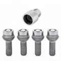 Picture of McGard Wheel Lock Bolt Set - 4pk- Radius Seat M12X1-5 - 17mm Hex - 27-9mm Shank Length - Chrome