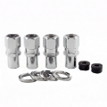 Picture of McGard Hex Lug Nut Drag Racing Reg- Shank 1-2-20 - 13-16 Hex - 1-86in- Length 4-Pack - Chrome