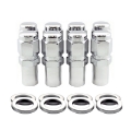 Picture of McGard Hex Lug Nut Long Shank - 1in- - Duplex - 9-16-18 - 7-8 Hex - 2-425in- L 8-Pack - Chrome