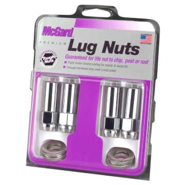 Picture of McGard Hex Lug Nut X-Long Shank - 1-365in- 7-16-20 - 13-16 Hex - 2-27in- Length 4-Pack - Chrome