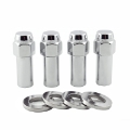 Picture of McGard Hex Lug Nut X-Long Shank - 1-365in- 7-16-20 - 13-16 Hex - 2-27in- Length 4-Pack - Chrome