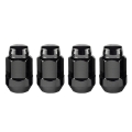 Picture of McGard Hex Lug Nut Cone Seat Bulge Style M12X1-5 - 3-4 Hex - 1-45in- Length 4-Pack - Black