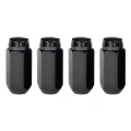 Picture of McGard Hex Lug Nut Cone Seat M14X1-5 - 22mm Hex - 1-945in- Length 4-Pack - Black