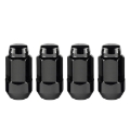 Picture of McGard Hex Lug Nut Cone Seat Bulge Style M14X1-5 - 22mm Hex - 1-945in- Length 4-Pack - Black