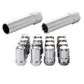 Picture of McGard SplineDrive Tuner 4 Lug Install Kit w-Locks & Tool Cone M12x1-25 - 13-16 Hex - Chrome CS