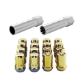 Picture of McGard SplineDrive Tuner 4 Lug Install Kit w-Locks & Tool Cone M12x1-5 - 13-16 Hex - Gold CS