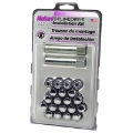 Picture of McGard SplineDrive Tuner 5 Lug Install Kit w-Locks & Tool Cone M12x1-25 - 13-16 Hex - Chrome CS