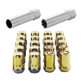Picture of McGard SplineDrive Tuner 5 Lug Install Kit w-Locks & Tool Cone M12x1-5 - 13-16 Hex - Gold CS