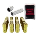 Picture of McGard SplineDrive Tuner 6 Lug Install Kit w-Locks & Tool Cone M14X1-5 - 1in- Hex - Gold