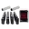 Picture of McGard SplineDrive Tuner 8 Lug Install Kit w-Locks & Tool Cone M14X1-5 - 22mm Hex - Blk
