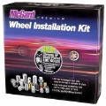 Picture of McGard 5 Lug Hex Install Kit w-Locks Cone Seat Bolt M12X1-5 - 17mm Hex - 25-5mm Shank L- - Black