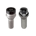 Picture of McGard 5 Lug Hex Install Kit w-Locks Cone Seat Bolt M12X1-25 - 17mm Hex - 25-6mm Shank L- - Black