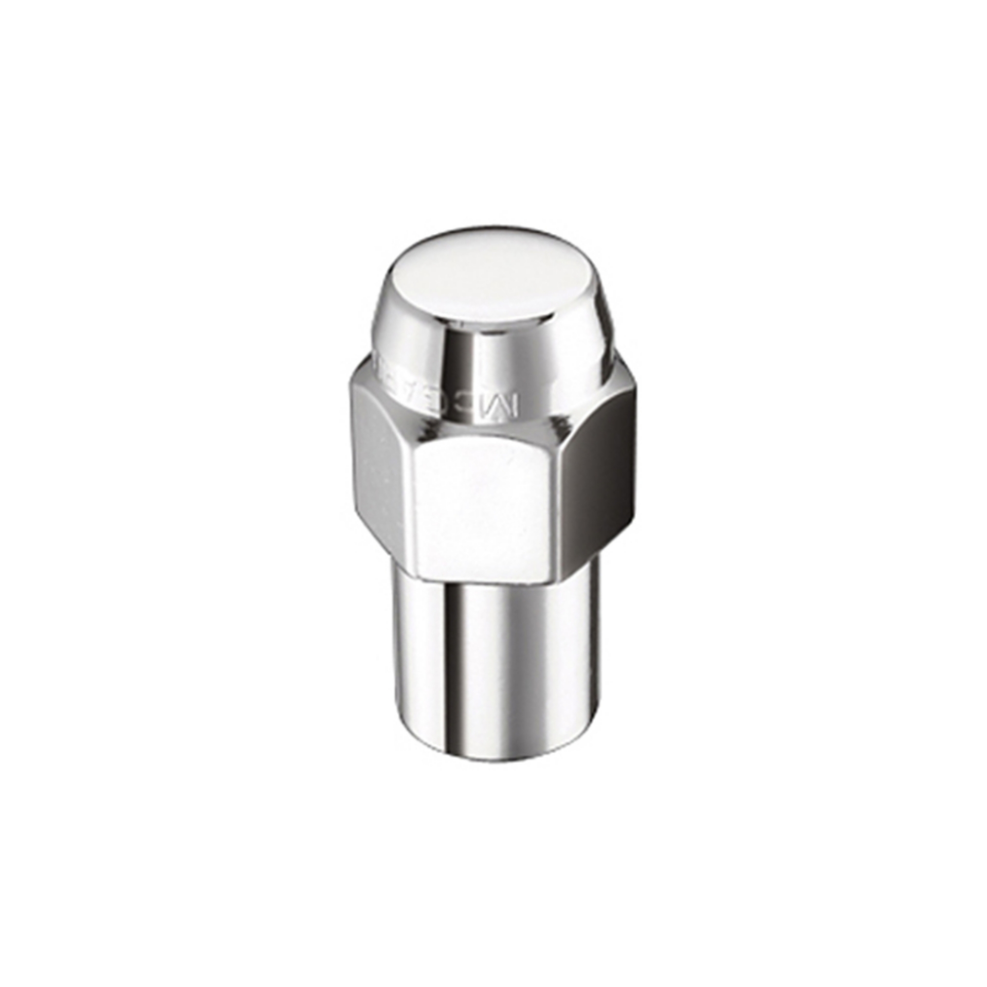 Picture of McGard Hex Lug Nut Reg- Shank - -746in- M12X1-5 - 13-16 Hex - 1-65in- Length Box of 100 - Chrome