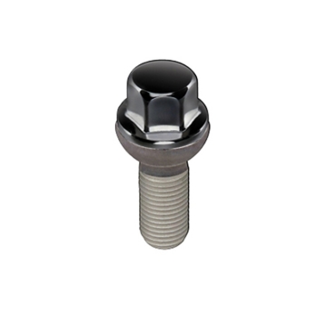 Picture of McGard Hex Lug Bolt Radius Seat M14X1-5 - 17mm Hex - 28-1mm Shank Length Box of 50 - Black